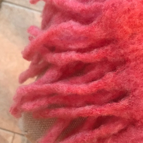 Beautiful JCREW wool blend wrap in salmon - Picture 3 of 3